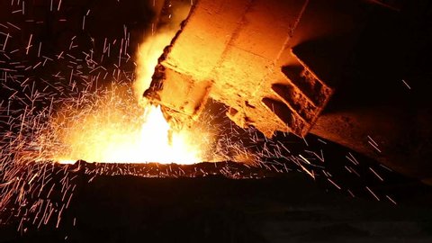 All stages of iron production in Russia
