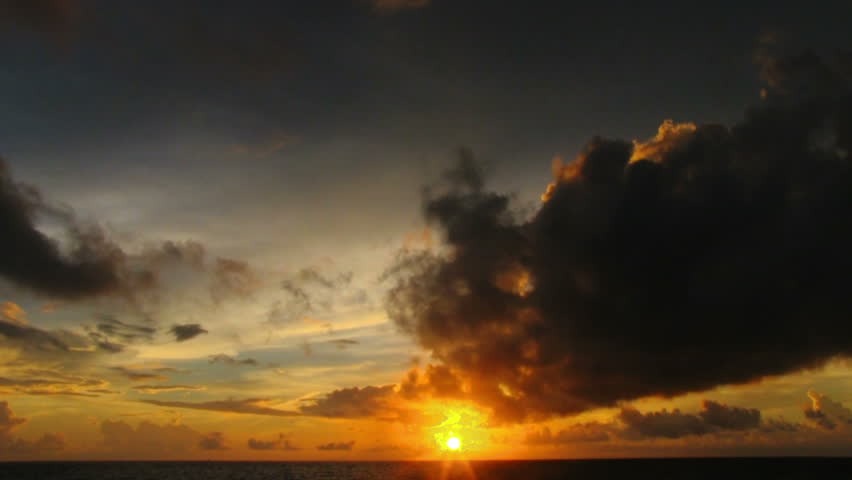 Cloudy evening in the tropical beach | Shutterstock HD Video #16670284