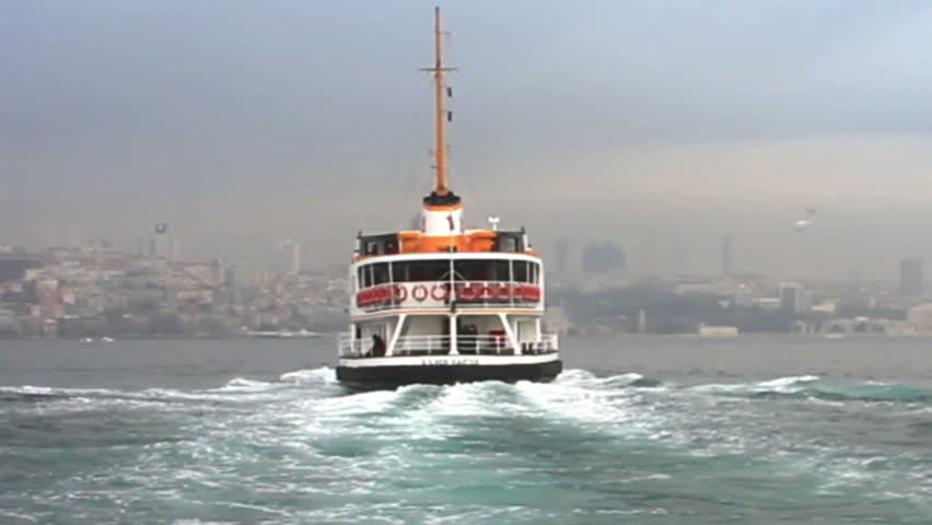 Ferry sails to European side of Istanbul
