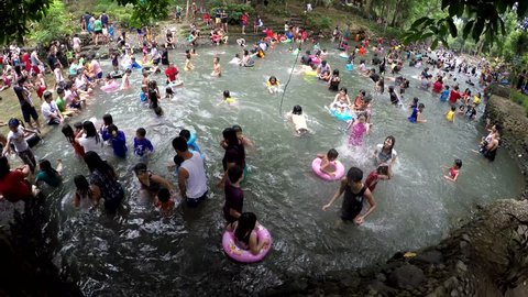 Bato Springs Resort San Pablo City Stock Footage Video (100% Royalty ...