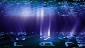 Data Storm 0560: Streaming digital data with light beams (Video Loop). - Powered by Shutterstock - Get 15% off with code: PIKWIZARD15