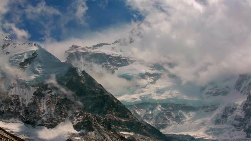 Scenic view of mountains, Kanchenjunga Region, Himalayas, Nepal.