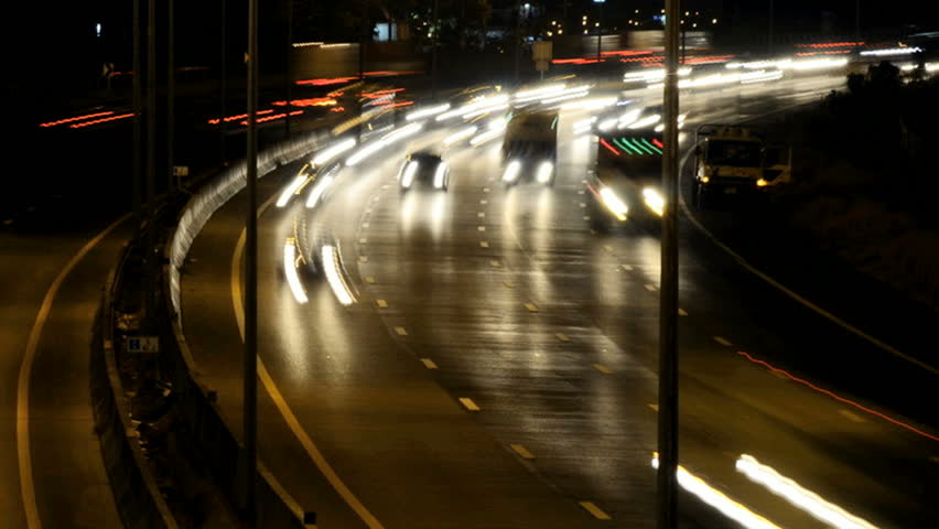 Highway Traffic Time Lapse