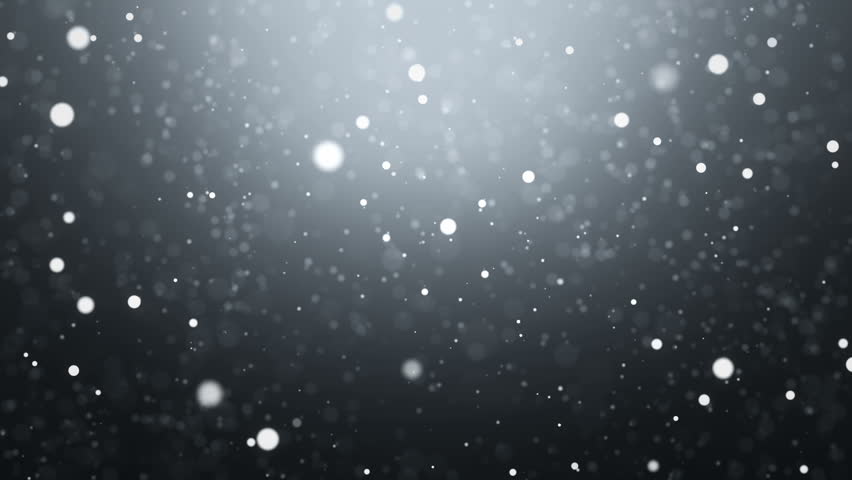 Abstract background with beautiful flickering particles. Underwater bubbles in flow. Animation of seamless loop.