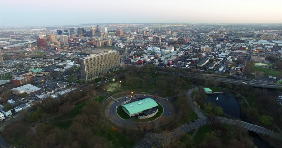 Large Newark Urban Park and Residential District near Downtown.