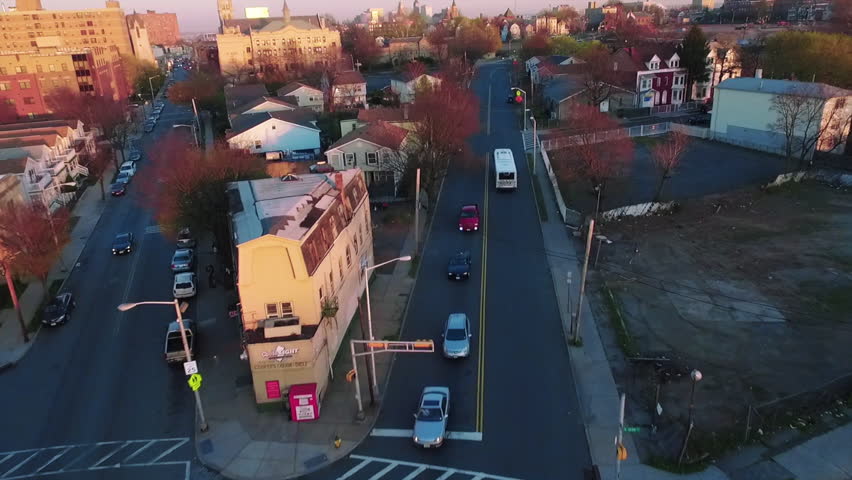 West New York and Newark New Jersey Urban Aerial Alternate Aerial View 2, 2016.