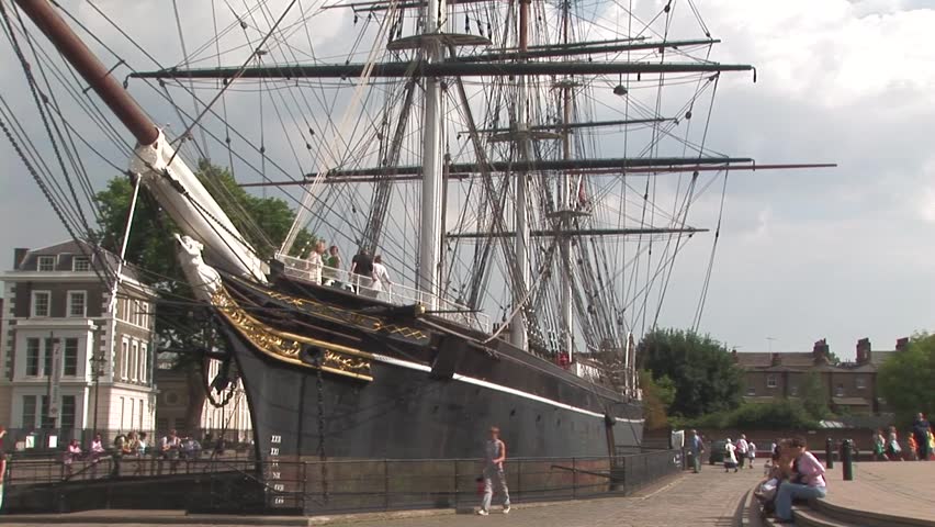 Cutty Sark Tea Clipper Ship Stock Footage Video 100 Royalty Free Shutterstock