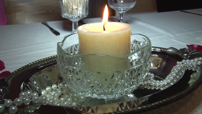 Candle on Table