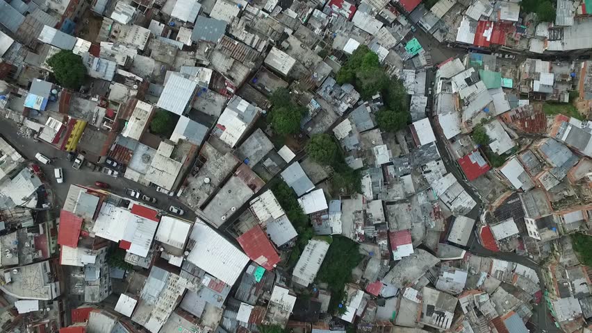 venezuelan slum aerial footage Stock Footage Video (100% Royalty-free ...