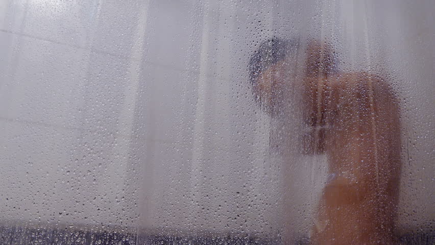 Cute teen shower