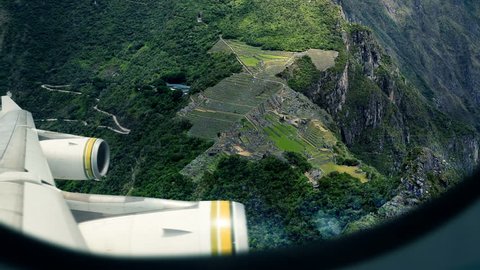 Machu Picchu - View From Airplane Window