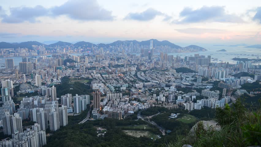 Timelapse Movie of Hong Kong Skyline