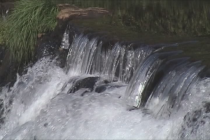 Small Waterfall in river