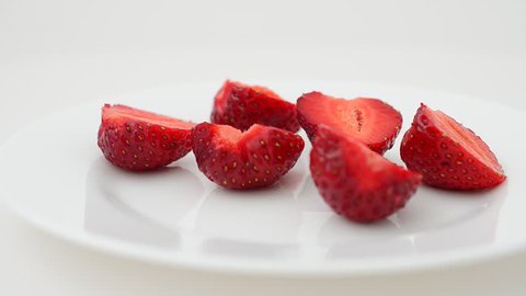 Strawberry on a white background, isolate.