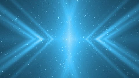 VJ Fractal blue kaleidoscopic background. Background blue motion with fractal design. Disco spectrum lights concert spot bulb. Seamless loop.