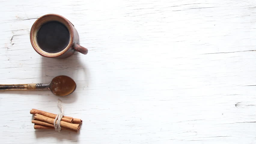 Morning Coffee Background Stock Footage Video (100% ...