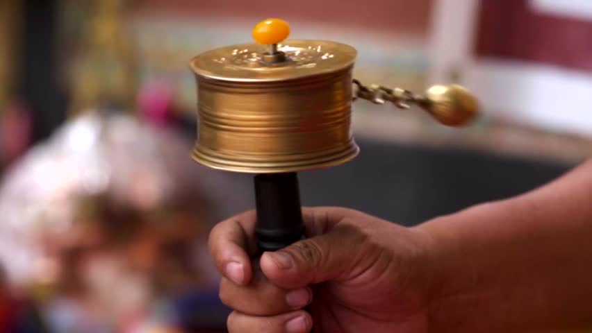 tibetan buddhist prayer wheel