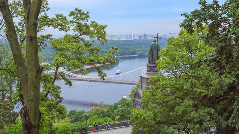 View of the River Dnieper, Kiev, Ukraine