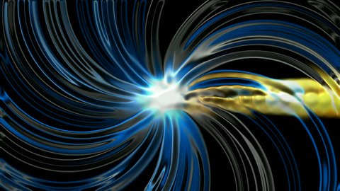 swirl mercury fiber optic and rays 
