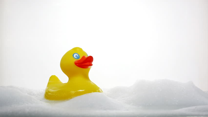 bubble bath rubber ducky