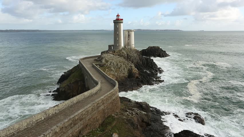 Phare du petit minou in Plouzane, Brittany, France