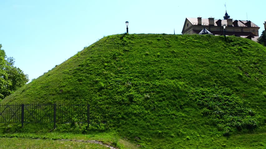 Nesvizh Castle or Niasvizh Castle is a residential castle of the Radziwill family in Nesvizh, Belarus. It is situated at an elevation of 183 meters.