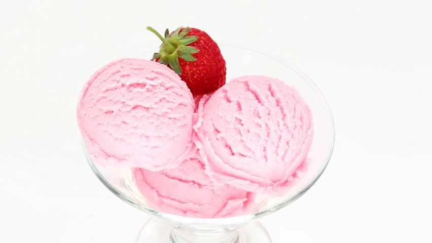 Strawberry Ice Cream Pours Liquid Stock Footage Video 100 Royalty Free 16939750 Shutterstock
