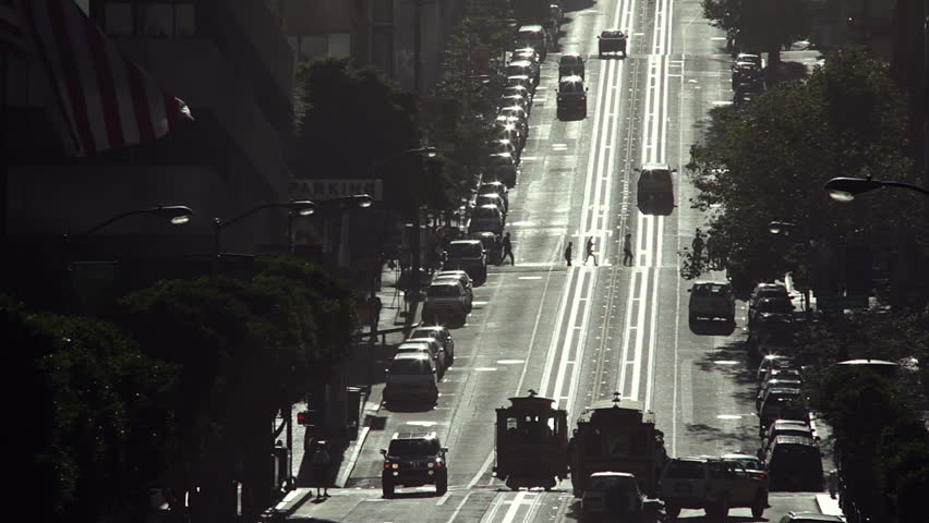 Cars on the streets in san francisco | Shutterstock HD Video #1698415