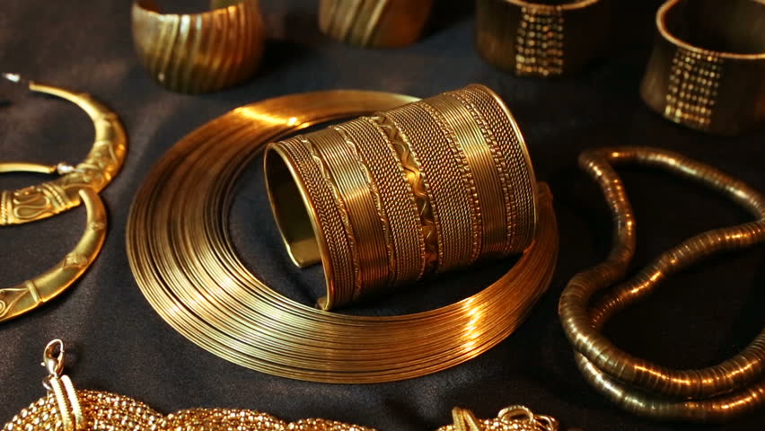 Oriental Gold Jewelry Stock Video Royalty-free) 16989754 | Shutterstock