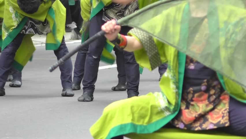yosakoi so-ran fes at sapporo hokkaido japan 