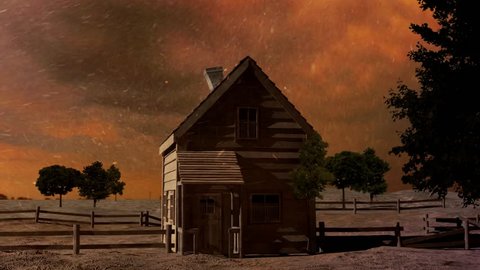 House Tornado cyclone. Wizard of Oz. Fantasy. Kansas 
VFX, CGI, Twister. Full HD Great for Set change Theatre Production