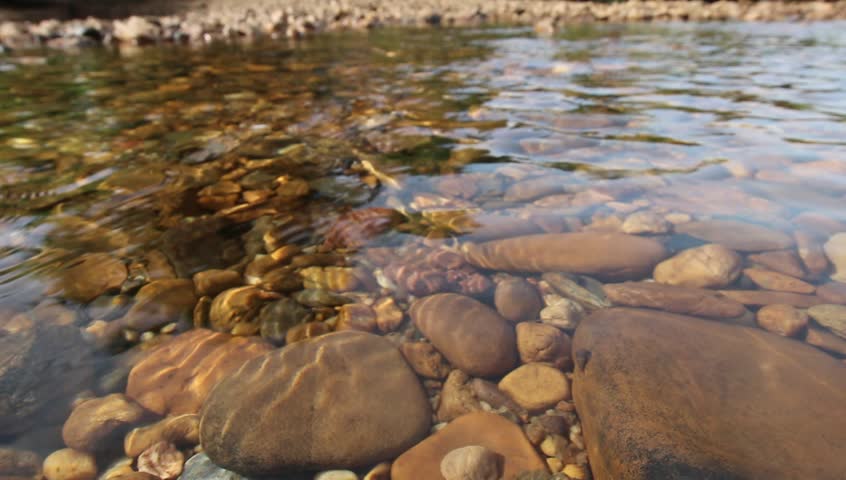 stream on the rock