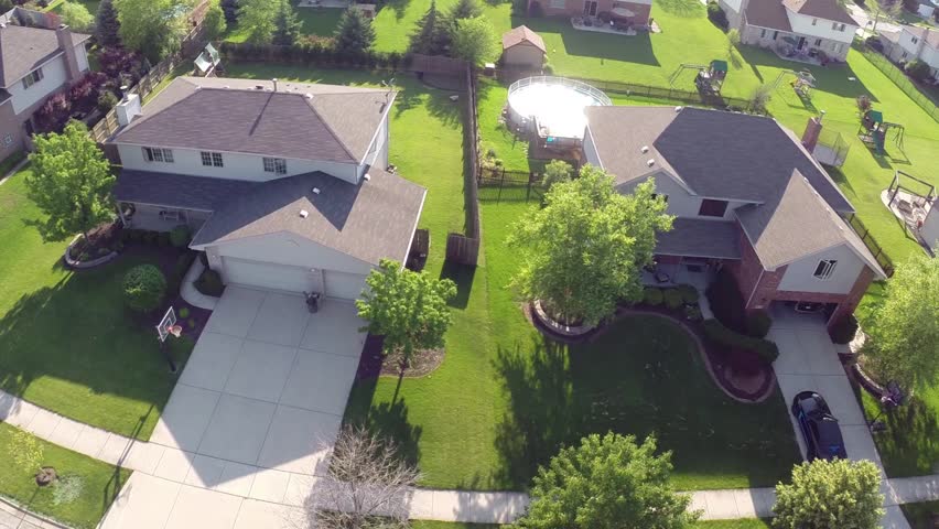 Aerial View Houses Drone Gopro Camera Stock Footage Video (100% Royalty-free) 17003755 | Shutterstock