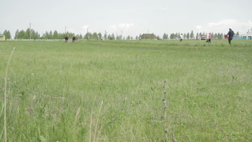 Horse races during the national holiday
