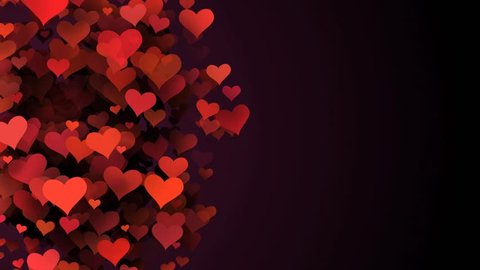 Red Hearts Abstract Background Valentine Theme Stock Footage Video (100%  Royalty-free) 17035096 | Shutterstock