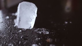 Bartender mannually crushed ice with wooden metal knife. - Powered by Shutterstock - Get 15% off with code: PIKWIZARD15
