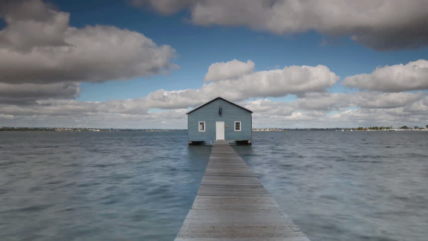 The Crawley Edge Boatshed is a well-recognized and frequently photographed site in Crawley. It is thought to have been originally constructed in the early 1930s., and  refurbished.