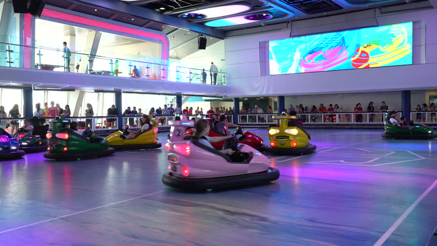 amusement park bumper cars