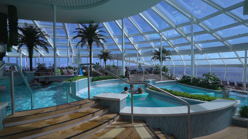 indoor pool deck cruise ship - Stock Footage Video (100% Royalty-free ...