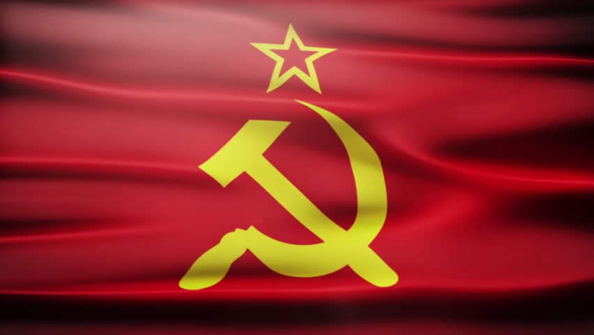 Waving Soviet Union Flag の動画素材 ロイヤリティフリー Shutterstock