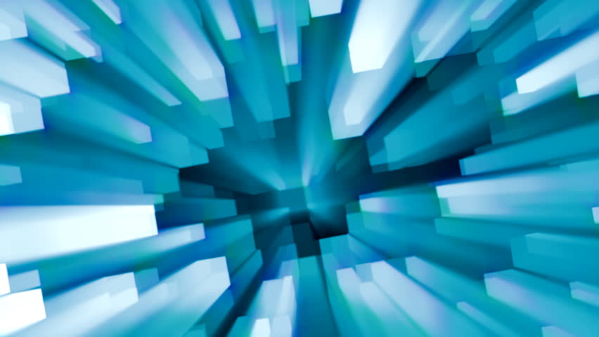 Blue tech blocks background