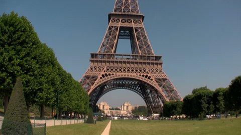 Eiffel Tower circa 2006 in Paris.