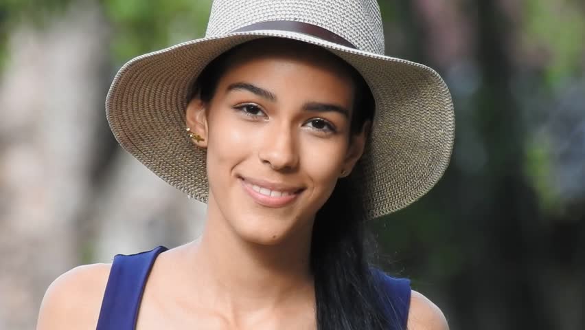 girl wearing hat