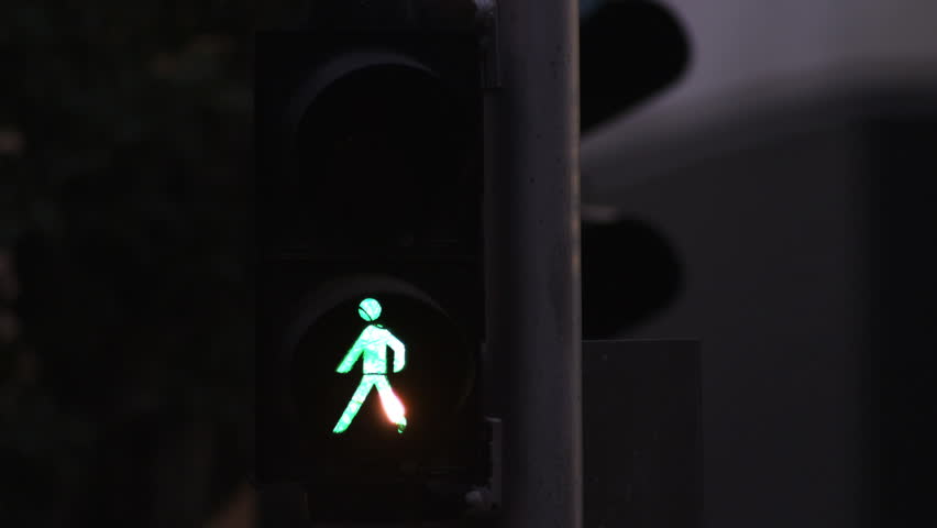 Tel Aviv Israel, street crossing signaling apparatus.  02/28/2011.