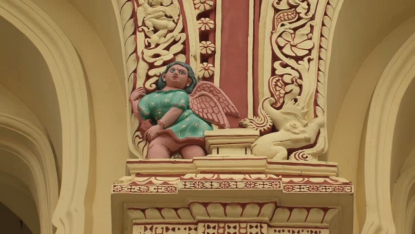 Thirumalai Naicker Palace in Madurai, India