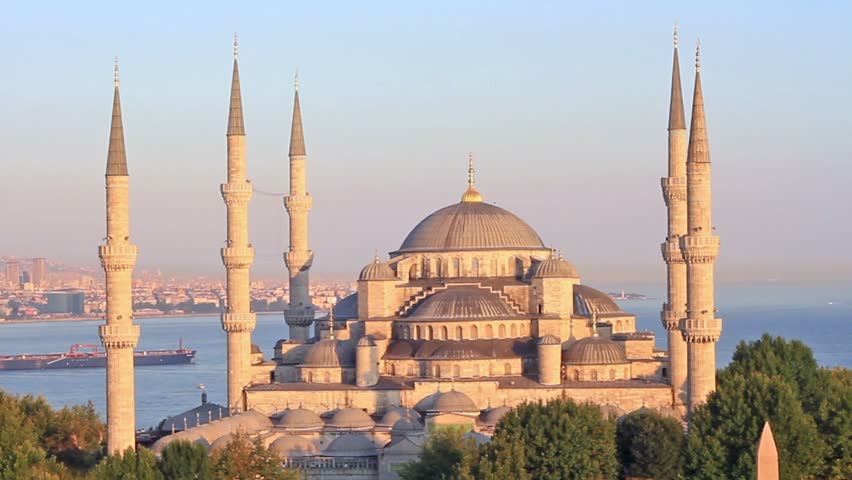 Sultanahmet Camii most famous as Blue Mosque in Istanbul, Turkey 