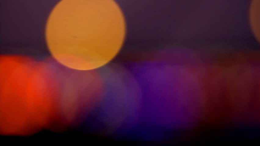 Abstract bokeh. City night out of focus 