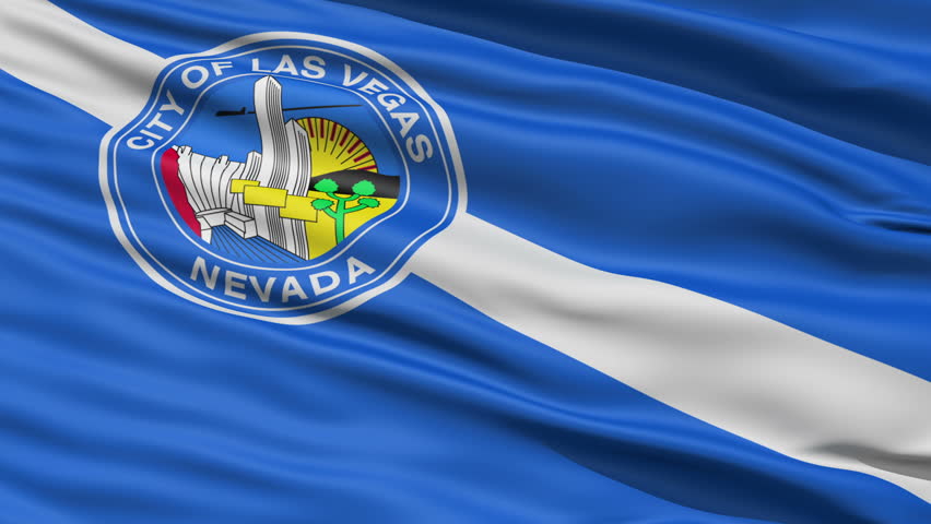 Nevada Kansas Waving American State Capital City Flag Animation