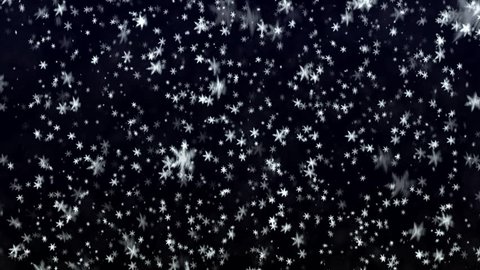 New Year's frosty background and falling snowflakes 