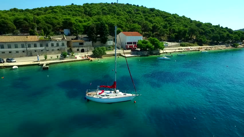 Sailboat in Croatia